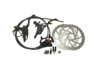 Sada hydraulických brzd komplet s brzdiči + kotouče 180mm