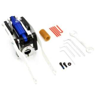 Přední odpružení Monorim V4 pro Xiaomi Scooter - bílá/modrá