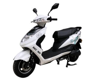 Elektroskútr RACCEWAY CITY 21, bílý + Nosič zdarma