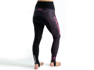 Dámské cyklistické kalhoty CRUSSIS, černá/růžová, vel. XL
