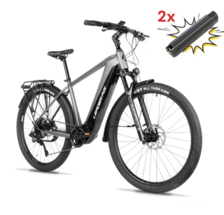E-BIKE 28" BARNET GENT 20,5"-1, SILVER MATT  (M510)