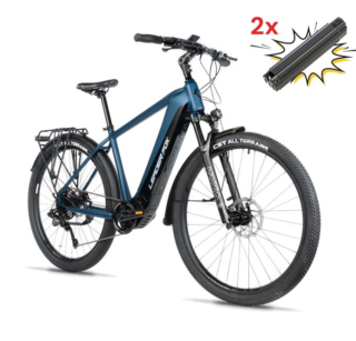 E-BIKE 28" BARNET GENT 22,5"-2, BLUE MATT (M510)