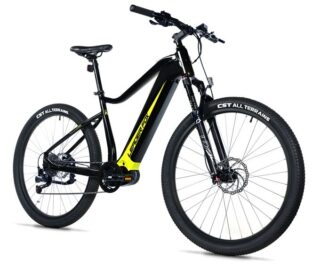 E-BIKE SWAN GENT 29", 21,5"-1, BLACK SHINY - yellow sticker (MODEST)